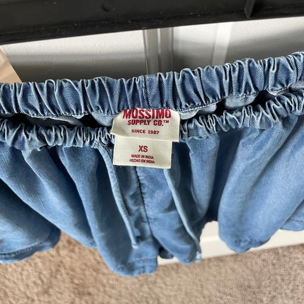 Blue shorts